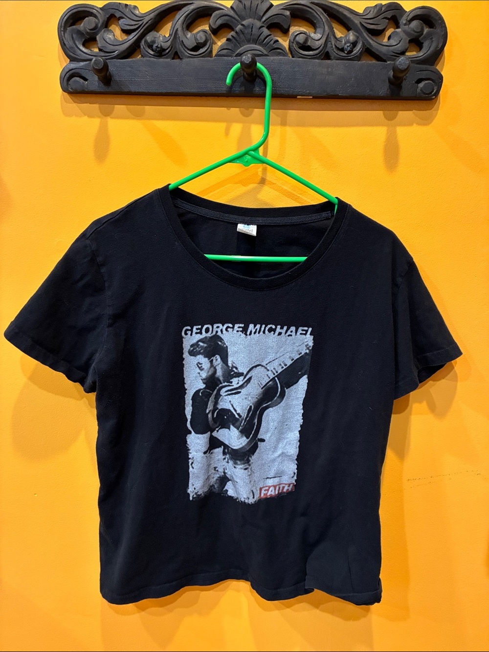 George Michael Graphic Short-Sleeve Tee - Black